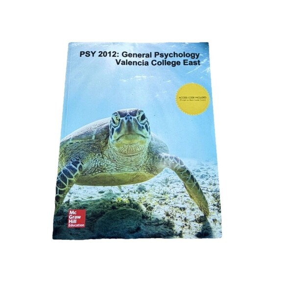 Valencia College East Other - Psy 2012 General Psychology Valencia College East. Used Good Condition. W/ Code